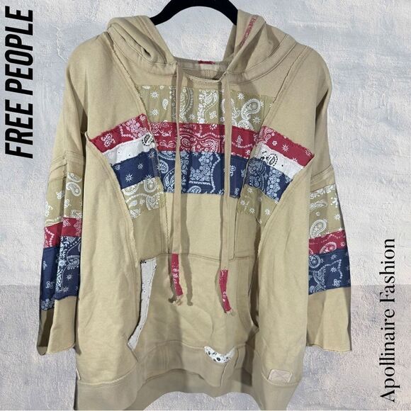 WE THE FREE HERITAGE HOODIE OVERSIZED SLOUCHY NEW LARGE VINTAGE - Picture 5 of 6